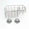 suction shower caddy with soap & hooks